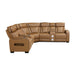 Homelegance - Fairway 3 Piece Power Reclining Sectional with Consoles in Brown - 9516BRWS*32LCN2RCNPWH - GreatFurnitureDeal