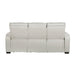 Homelegance - Fairway Power Double Reclining Sofa with Center Drop-Down Cup Holders - 9516TPE-3PWH - GreatFurnitureDeal