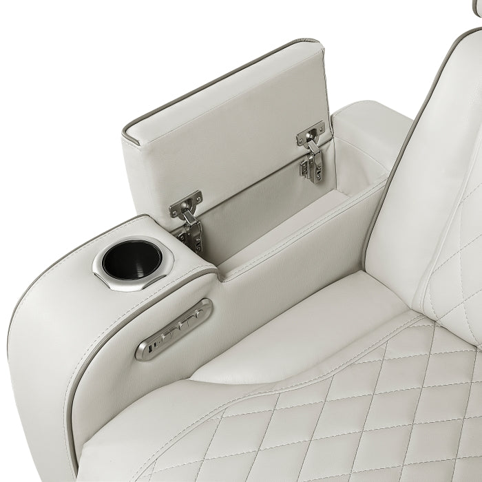 Homelegance - Fairway 3-Piece Power Reclining Sectional in Taupe - 9516TPES*32LCN2RCNPWH - GreatFurnitureDeal