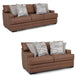 Franklin Furniture - 953 Regent 2 Piece Living Room Set in Saddle - 95340-SADDLE-2SET - GreatFurnitureDeal