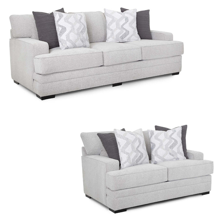 Franklin Furniture - 953 Stella 2 Piece Living Room Set in Stella Pepper - 95340-PEPPER-2SET - GreatFurnitureDeal