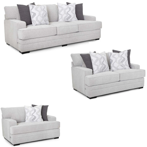 Franklin Furniture - 953 Stella 3 Piece Living Room Set in Stella Pepper - 95340-PEPPER-3SET - GreatFurnitureDeal
