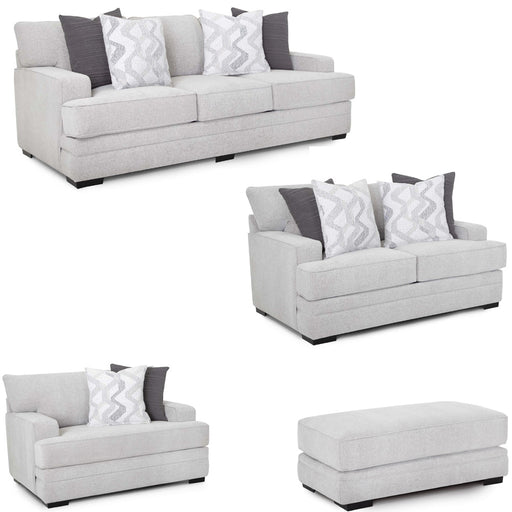 Franklin Furniture - 953 Stella 4 Piece Living Room Set in Stella Pepper - 95340-PEPPER-4SET - GreatFurnitureDeal