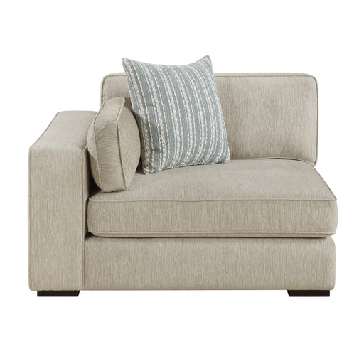 Homelegance - Mila 4-Piece Sectional Sofa in Pewter - 9535PT*41L1R - GreatFurnitureDeal