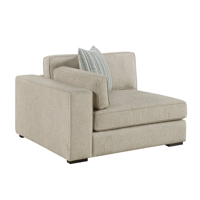 Homelegance - Mila 4-Piece Sectional Sofa in Pewter - 9535PT*41L1R - GreatFurnitureDeal