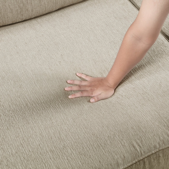 Homelegance - Mila 5-Piece Sectional Sofa in Beige - 9535PT*51L1R - GreatFurnitureDeal