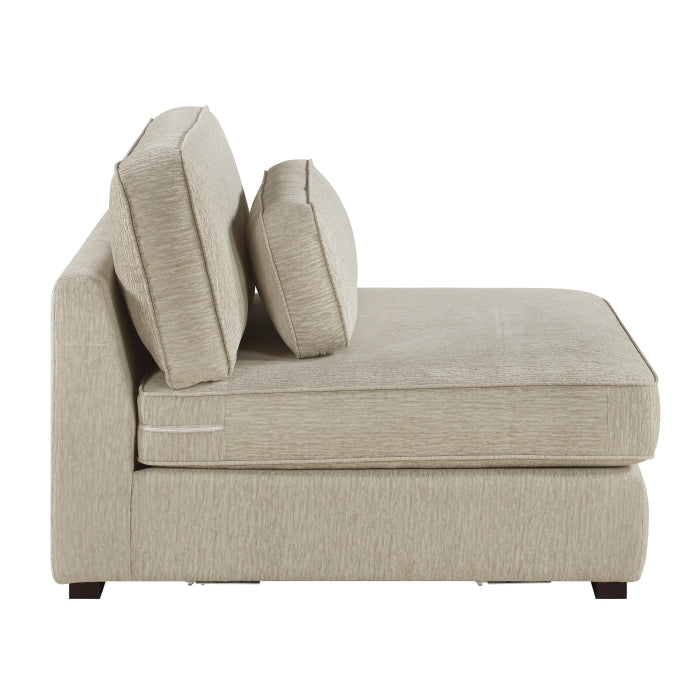 Homelegance - Mila 5-Piece Sectional Sofa in Beige - 9535PT*51L1R - GreatFurnitureDeal