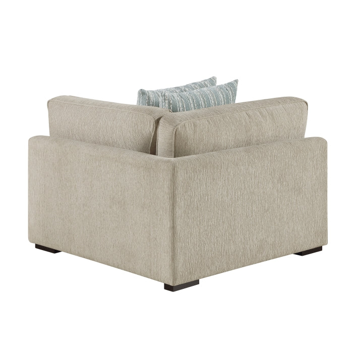 Homelegance - Mila 4-Piece Sectional Sofa in Pewter - 9535PT*41L1R - GreatFurnitureDeal