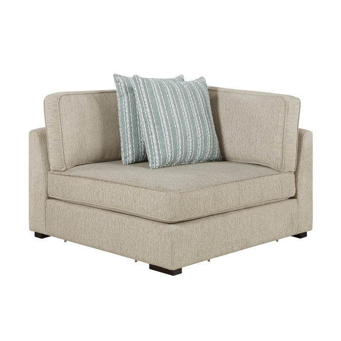 Homelegance - Mila 4-Piece Sectional Sofa in Pewter - 9535PT*41L1R - GreatFurnitureDeal