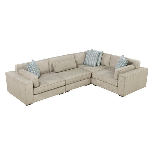 Homelegance - Mila 4-Piece Sectional Sofa in Pewter - 9535PT*41L1R - GreatFurnitureDeal