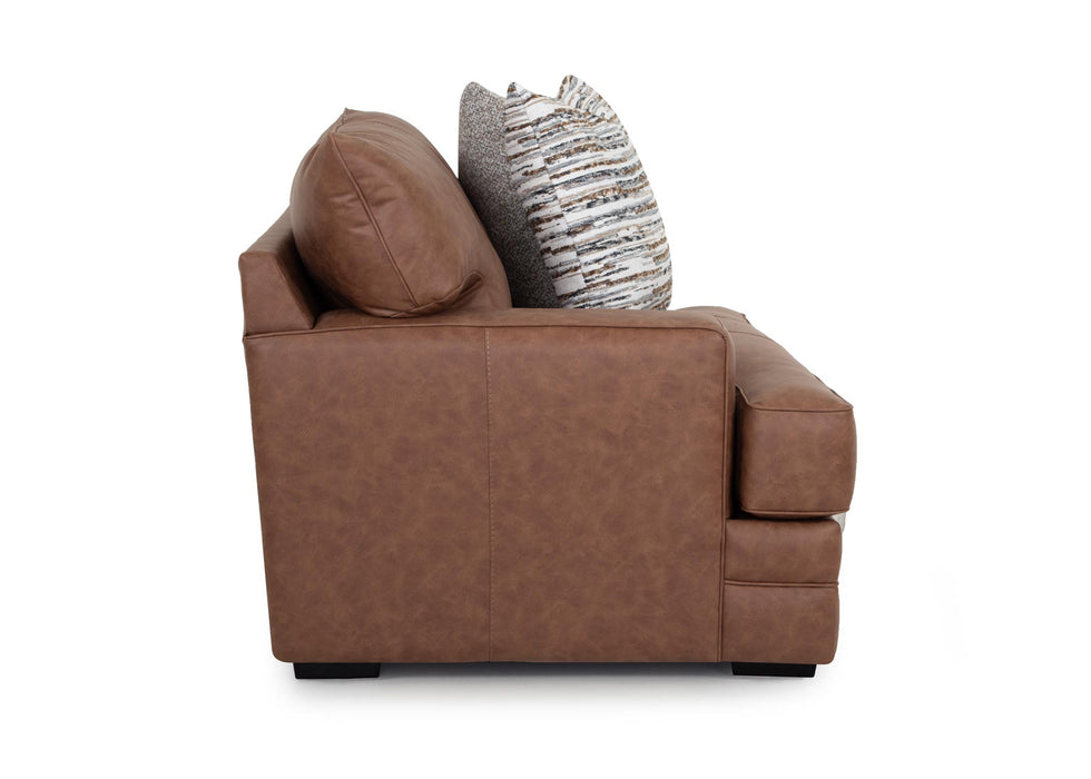 Franklin Furniture - 953 Regent Chair and a Half in Saddle - 95388-SADDLE - GreatFurnitureDeal