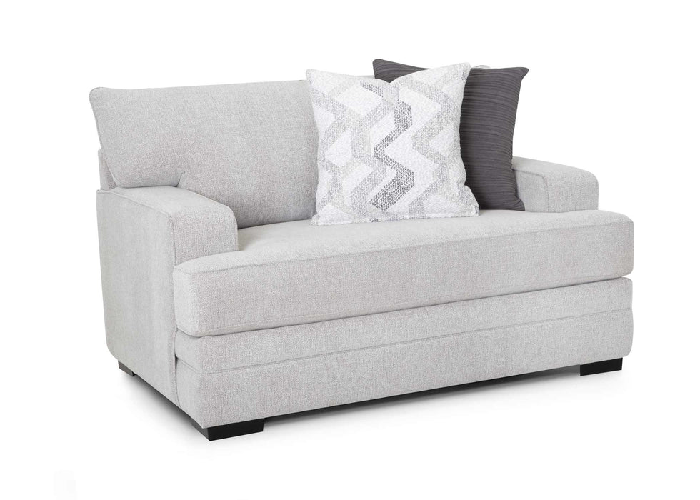 Franklin Furniture - 953 Stella Chair with Ottoman in Stella Pepper - 95388-95318-PEPPER - GreatFurnitureDeal