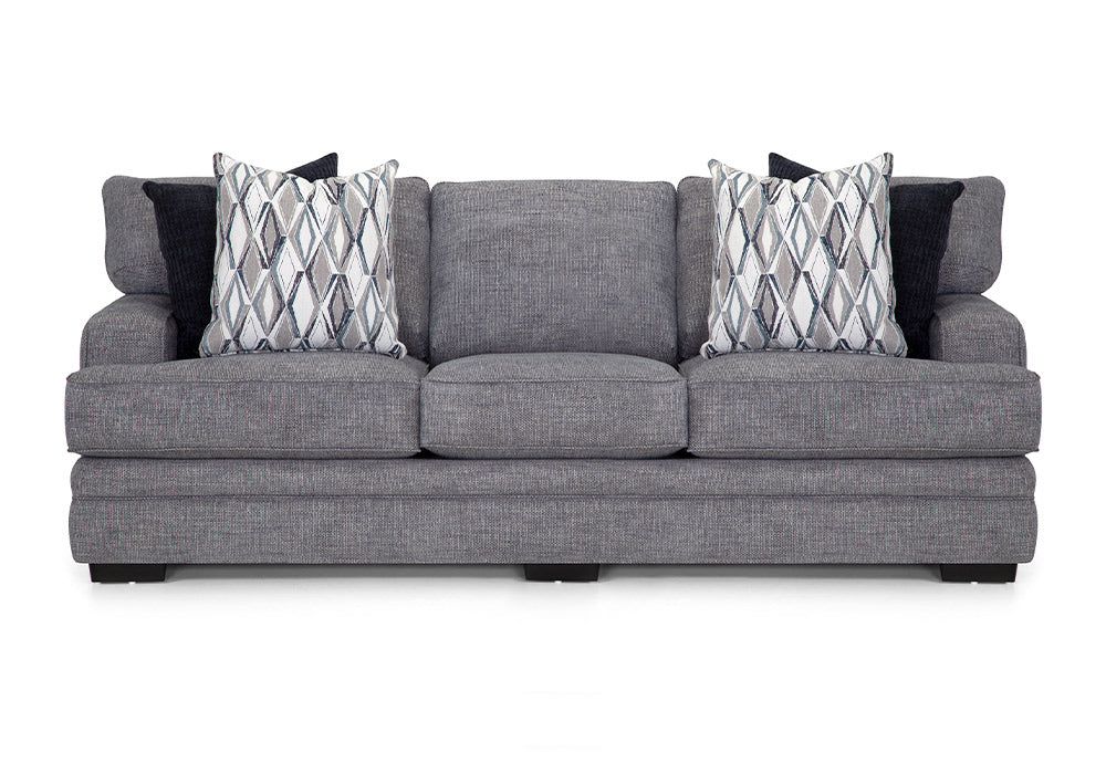 Franklin Furniture - Juno 4 Piece Stationary Living Room Set in Crosby Denim - 95340-20-88-18-Crosby Denim