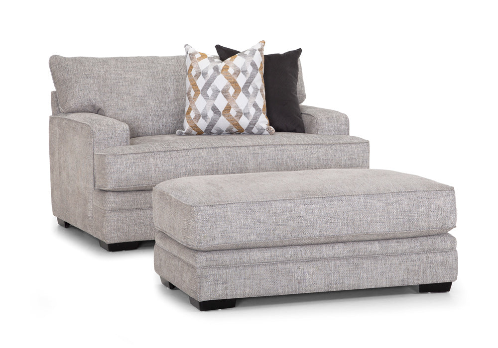 Franklin Furniture - Protege 4 Piece Stationary Living Room Set in Crosby Dove - 95340-20-88-18