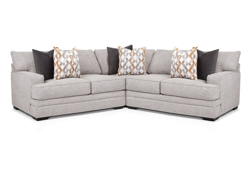 Franklin Furniture - Protege 3 Piece Stationary Sectional Sofa in Crosby Dove - 95359-304-360 Crosby Dove - GreatFurnitureDeal