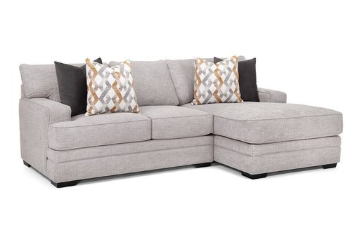 Franklin Furniture - Protege 2 Piece Stationary Sectional Sofa in Crosby Dove - 95359-95386 Crosby Dove - GreatFurnitureDeal