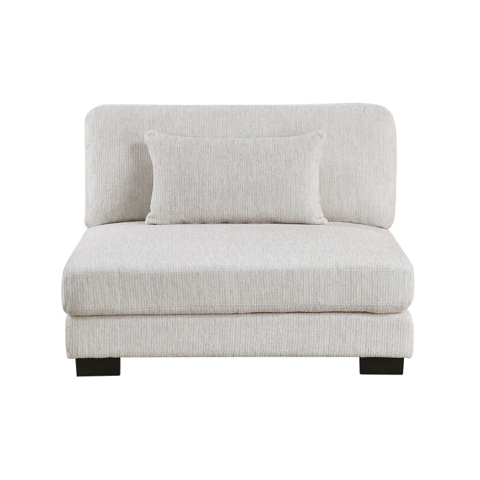 Homelegance - Tinley 4 Piece Modular Sectional with Chaise in Beige - 9555BEG*42AC2VC - GreatFurnitureDeal