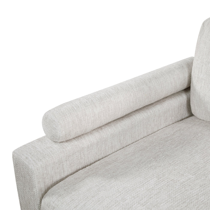 Homelegance - Tinley 5 Piece Modular Sectional with Ottoman in Beige - 9555BEG*52CR2ACOT