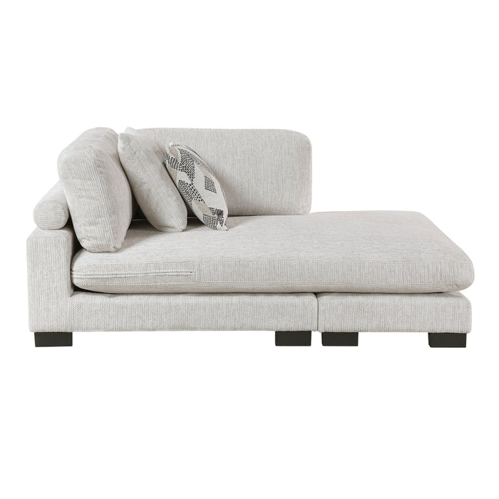 Homelegance - Tinley 3 Piece Modular Sectional with Chaise in Beige - 9555BEG*3CRACVC - GreatFurnitureDeal