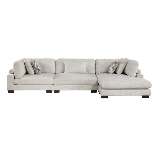 Homelegance - Tinley 3 Piece Modular Sectional with Chaise in Beige - 9555BEG*3CRACVC - GreatFurnitureDeal