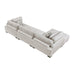 Homelegance - Tinley 3 Piece Modular Sectional with Chaise in Beige - 9555BEG*3CRACVC - GreatFurnitureDeal