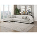 Homelegance - Tinley 3 Piece Modular Sectional with Chaise in Beige - 9555BEG*3CRACVC - GreatFurnitureDeal