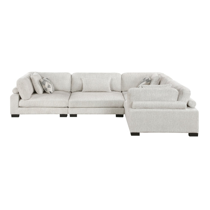 Homelegance - Tinley 4 Piece Modular Sectional in Beige - 9555BEG*43CRAC - GreatFurnitureDeal