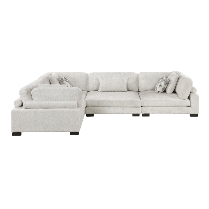 Homelegance - Tinley 4 Piece Modular Sectional in Beige - 9555BEG*43CRAC - GreatFurnitureDeal