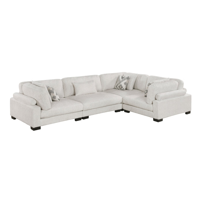 Homelegance - Tinley 4 Piece Modular Sectional in Beige - 9555BEG*43CRAC - GreatFurnitureDeal