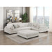 Homelegance - Tinley 5 Piece Modular Sectional with Ottoman in Beige - 9555BEG*53CRACOT - GreatFurnitureDeal