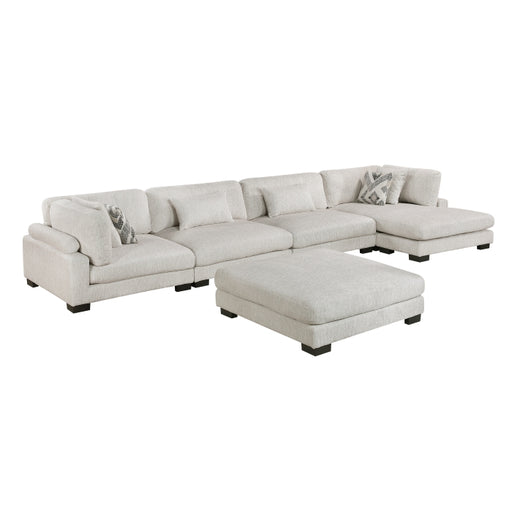 Homelegance - Tinley 5 Piece Modular Sectional in Beige - 9555BEG*5CR2ACVCOT - GreatFurnitureDeal