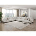 Homelegance - Tinley 6 Piece Modular Sectional with Chaise in Beige - 9555BEG*62CR3ACVC - GreatFurnitureDeal