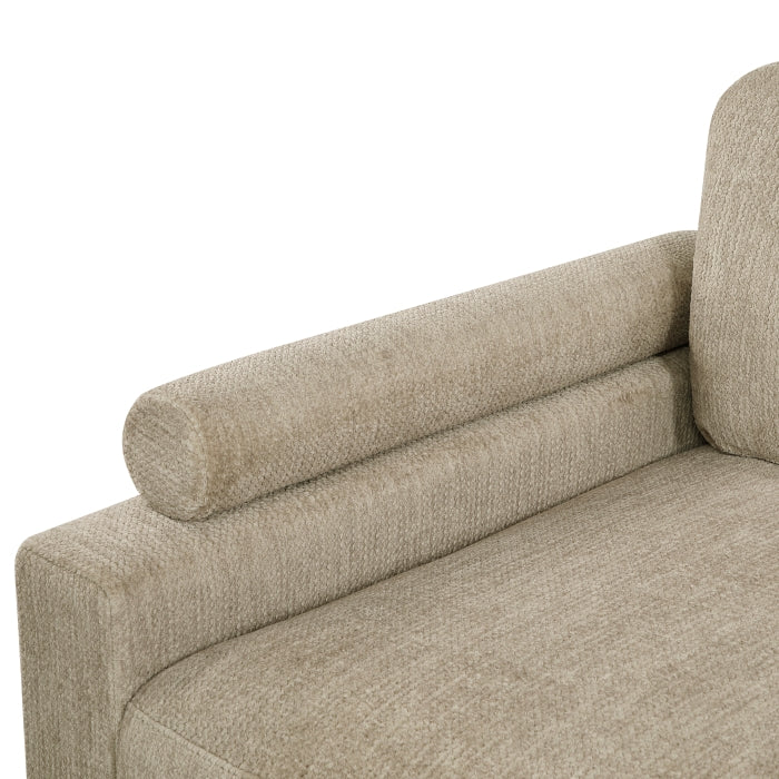 Homelegance - Tinley 5 Piece Modular Sectional with Ottoman in Brown - 9555BRW*52CR2ACOT - GreatFurnitureDeal