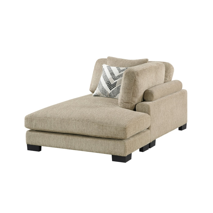 Homelegance - Tinley 2 Piece Chaises in Brown - 9555BRW*2VC - GreatFurnitureDeal