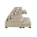 Homelegance - Tinley 4 Piece Modular Sectional with Chaise in Brown - 9555BRW*42AC2VC - GreatFurnitureDeal