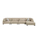 Homelegance - Tinley 4 Piece Modular Sectional with Chaise in Brown - 9555BRW*4CR2ACVC - GreatFurnitureDeal