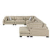 Homelegance - Tinley 6 Piece Modular Sectional with Chaise in Brown - 9555BRW*62CR3ACVC - GreatFurnitureDeal