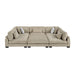 Homelegance - Tinley 7 Piece Modular Sectional with Ottoman in Brown - 9555BRW*62CR3ACOT - GreatFurnitureDeal