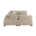 Homelegance - Tinley 7 Piece Modular Sectional with Ottoman in Brown - 9555BRW*62CR3ACOT - GreatFurnitureDeal