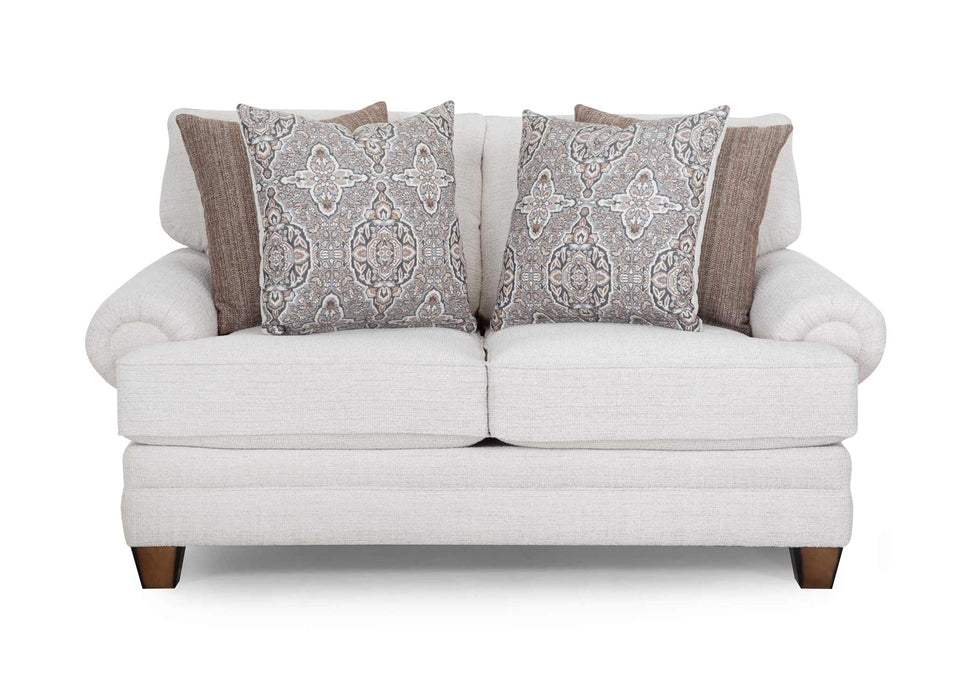 Franklin Furniture - 957 Redcliffe Loveseat in Serena Cotton - 95720-COTTON