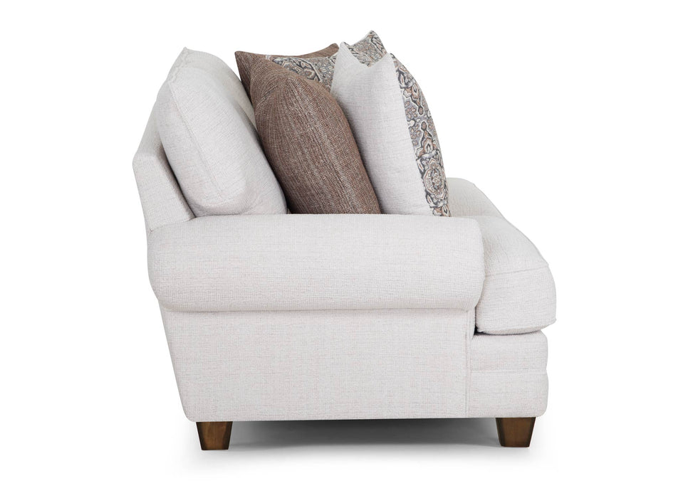 Franklin Furniture - 957 Redcliffe 4 Piece Living Room Set in Serena Cotton - 95740-95720-95788-95718-COTTON
