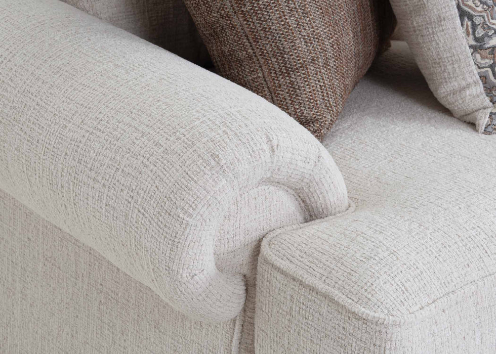 Franklin Furniture - 957 Redcliffe 4 Piece Living Room Set in Serena Cotton - 95740-95720-95788-95718-COTTON