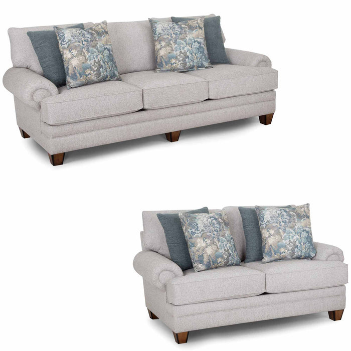 Franklin Furniture - 957 Annisa 2 Piece Living Room Set in Julien Cork - 95740-95720-CORK