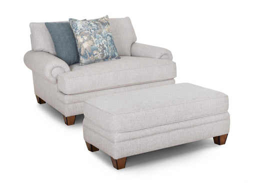 Franklin Furniture - 957 Annisa Chair and a Half with Matching Ottoman in Julien Cork - 95788-95718-CORK - GreatFurnitureDeal