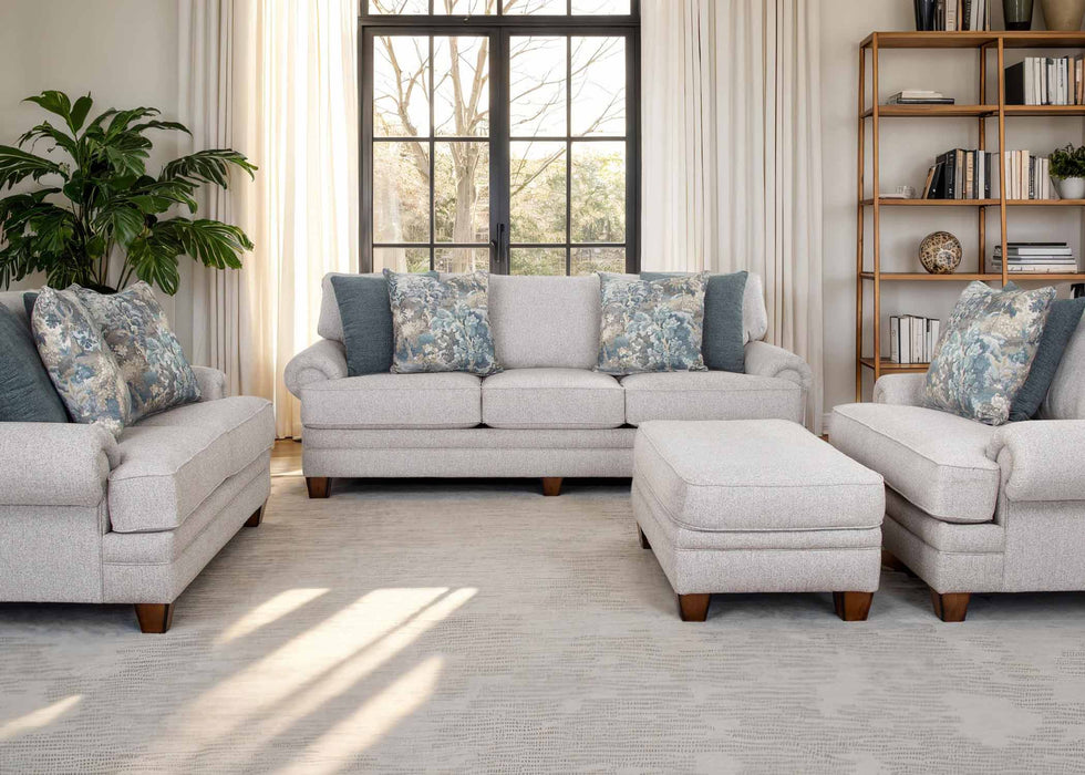 Franklin Furniture - 957 Annisa 3 Piece Living Room Set in Julien Cork - 95740-95720-95788-CORK