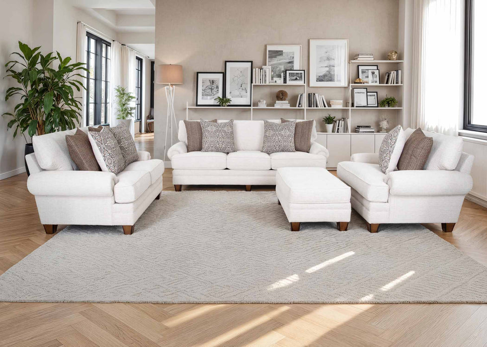 Franklin Furniture - 957 Redcliffe Sofa in Serena Cotton - 95740-COTTON