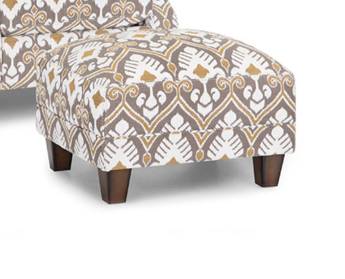 Franklin Furniture - 972 Savina Matching Ottoman for Accent Chair in Dove - 2175-DOVE - GreatFurnitureDeal