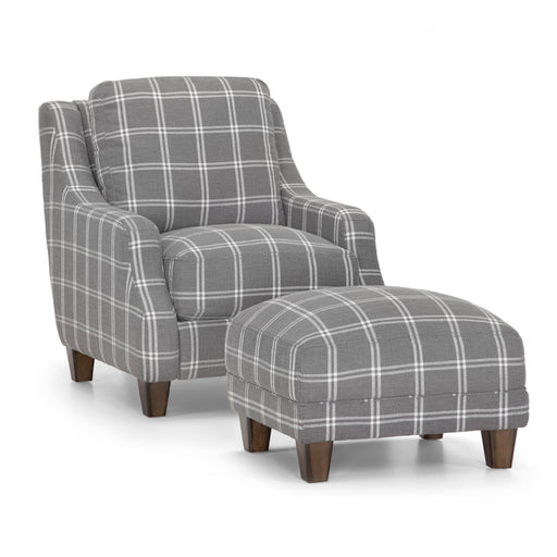 Franklin Furniture - Walden Accent Chair and Ottoman in Smoke - 2170-SMOKE - GreatFurnitureDeal