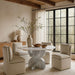 Meridian Furniture - Alden 48" White Genuine Marble Top And Aluminum Base Dining Table - 959-T - GreatFurnitureDeal