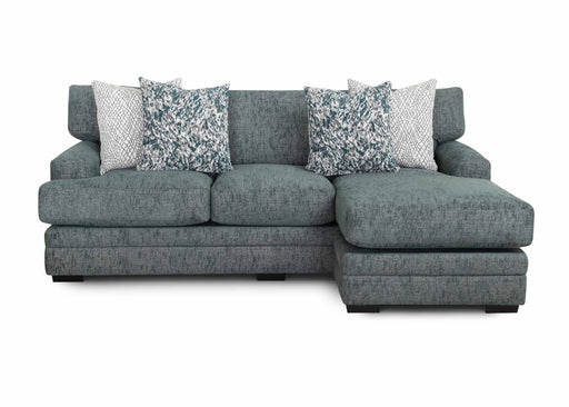 Franklin Furniture - 960 Emerald Sofa w/ Reversible Chaise in Matcha Teal - 96026-TEAL - GreatFurnitureDeal